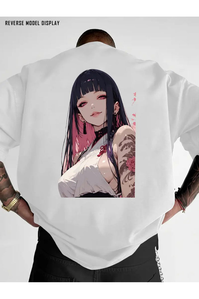 Premium Oversize Kesim Kısa Kollu Baskılı T-shirt