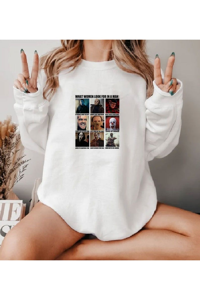 Premium Oversize Kesim Uzun Kollu Baskılı Sweatshirt