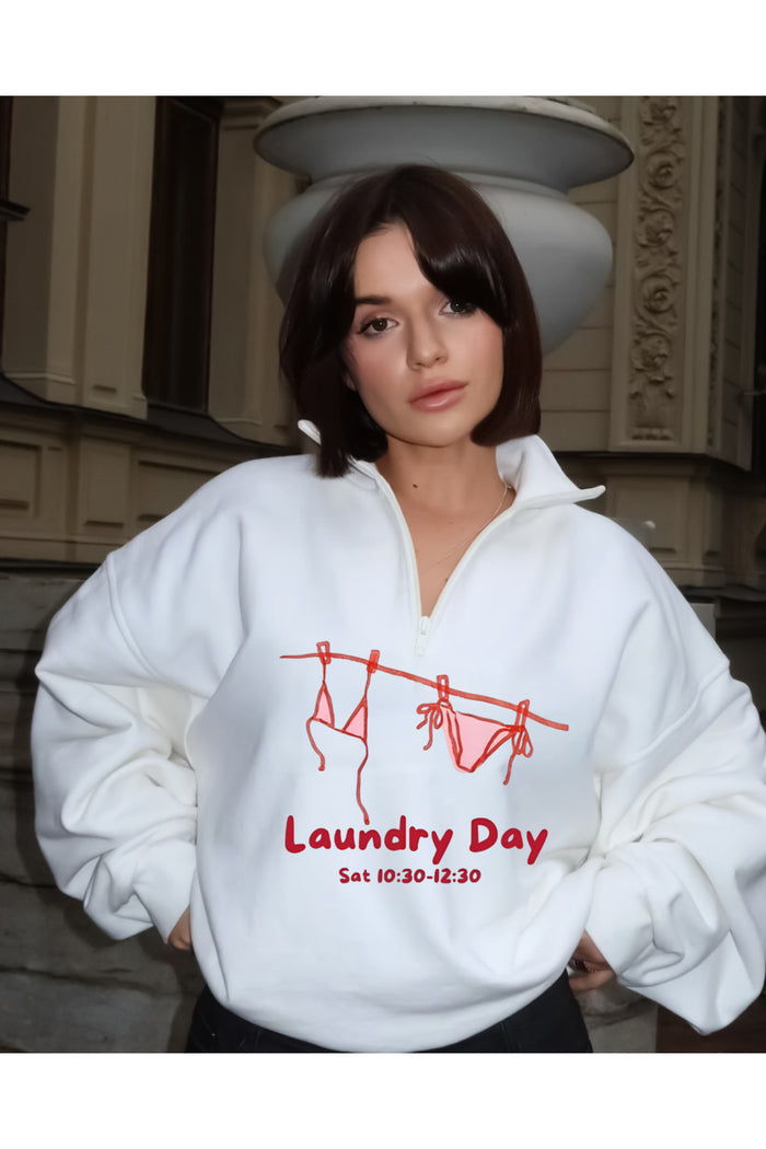 Edwar Serisi Limited Edition Fermuarlı Oversize Kesim Sweatshirt