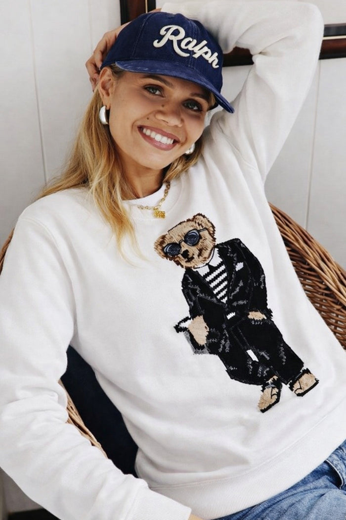 Premium Oversize Kesim Uzun Kollu Baskılı Sweatshirt