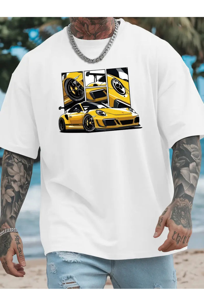 Premium Oversize Kesim Kısa Kollu Baskılı T-shirt