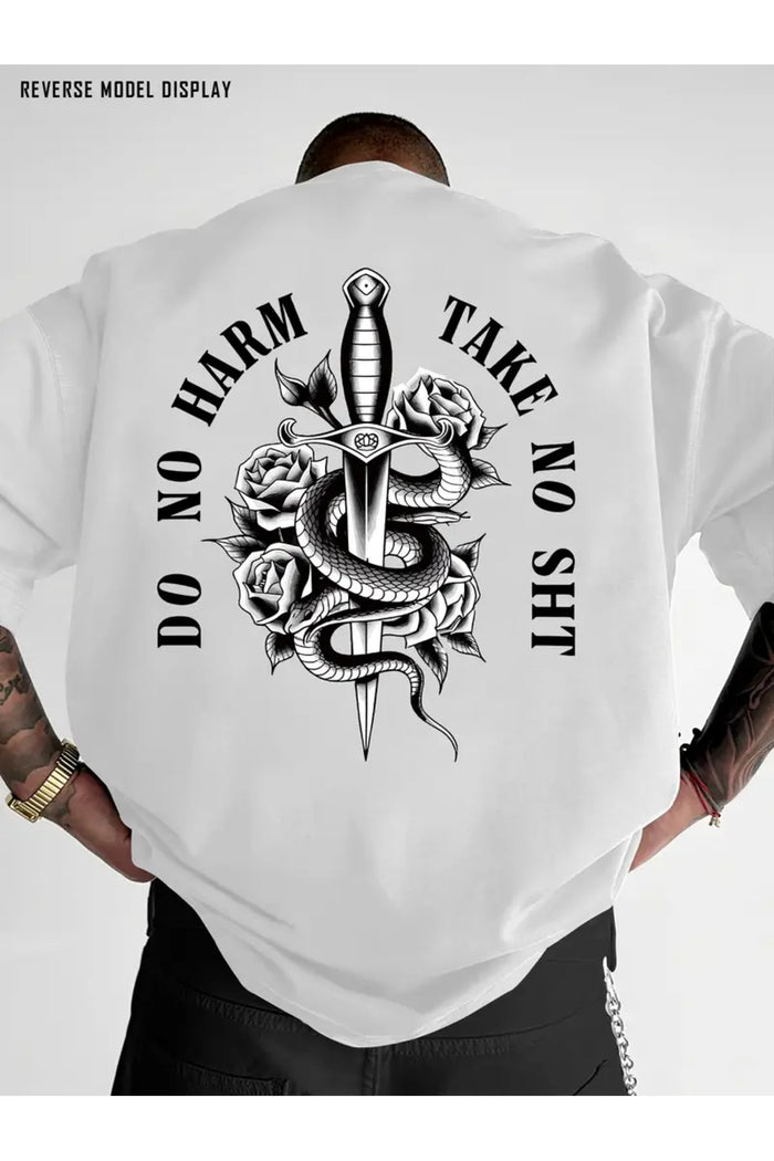 Premium Oversize Kesim Kısa Kollu Baskılı T-shirt