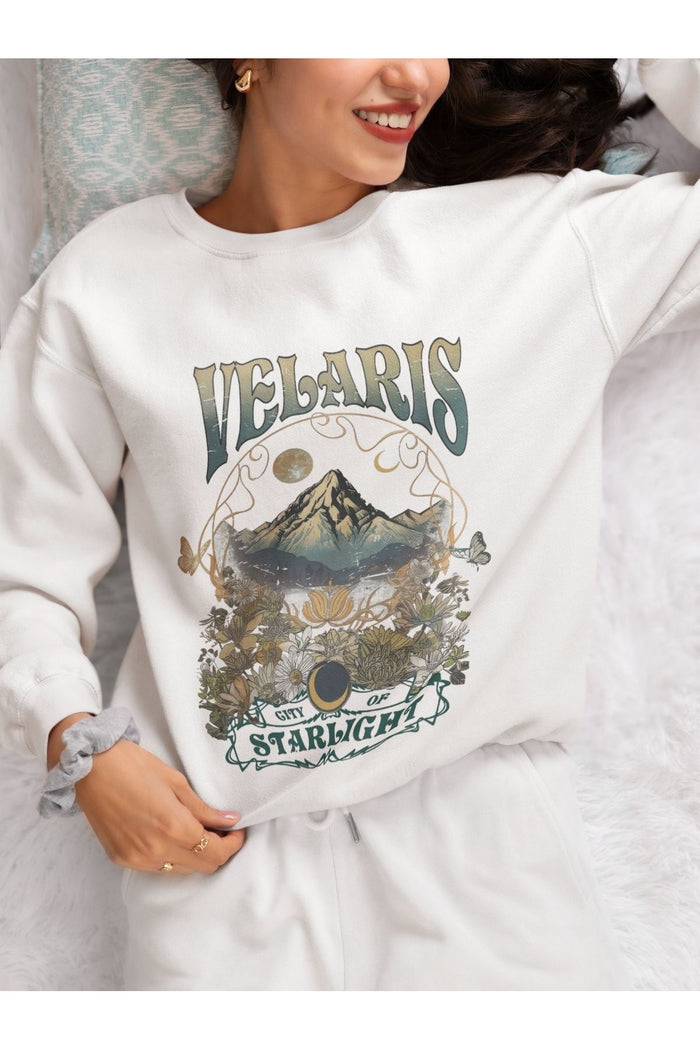 Premium Oversize Kesim Uzun Kollu Baskılı Sweatshirt