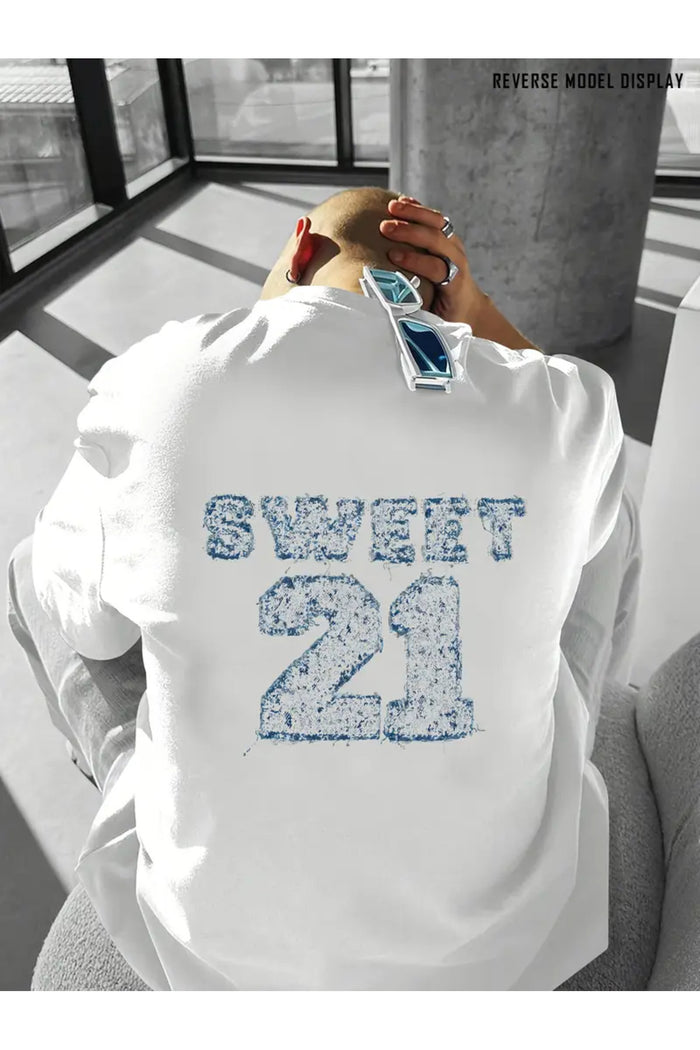 Premium Oversize Kesim Kısa Kollu Baskılı T-shirt