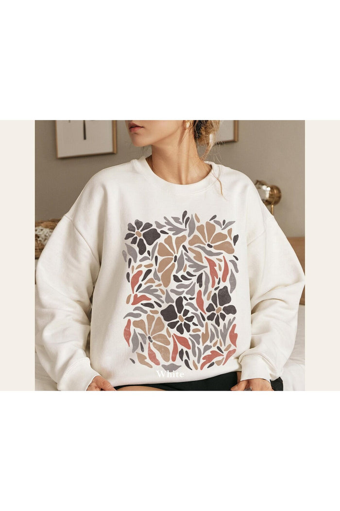 Premium Oversize Kesim Uzun Kollu Baskılı Sweatshirt