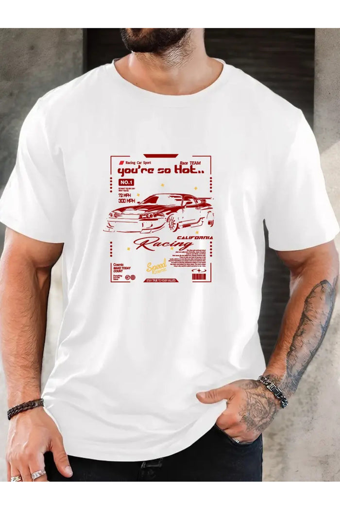 Premium Oversize Kesim Kısa Kollu Baskılı T-shirt
