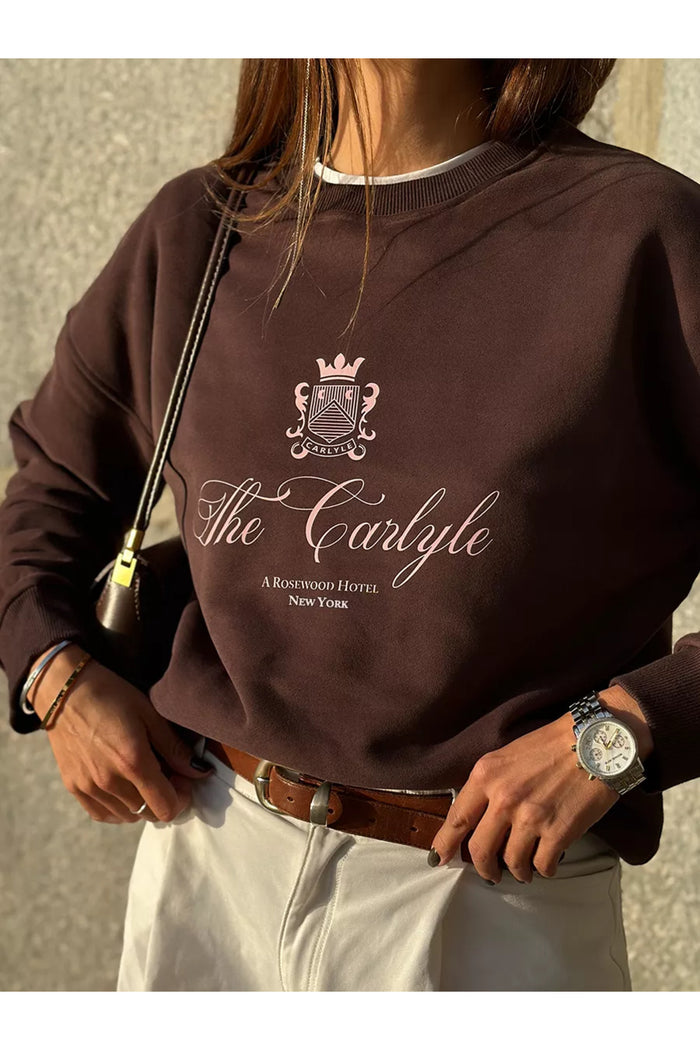 JC Limited Edition Oversize Kesim Uzun Kollu Baskılı Sweatshirt