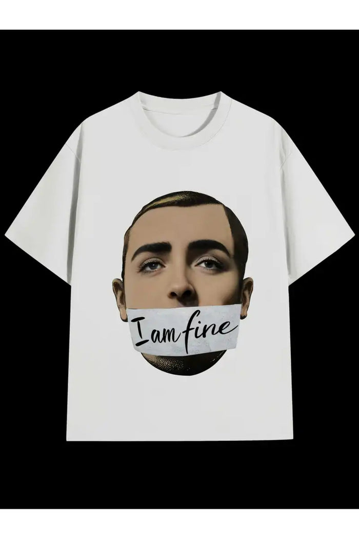 Premium Oversize Kesim Kısa Kollu Baskılı T-shirt