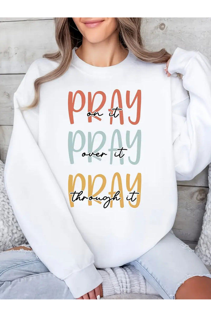 Premium Oversize Kesim Uzun Kollu Baskılı Sweatshirt