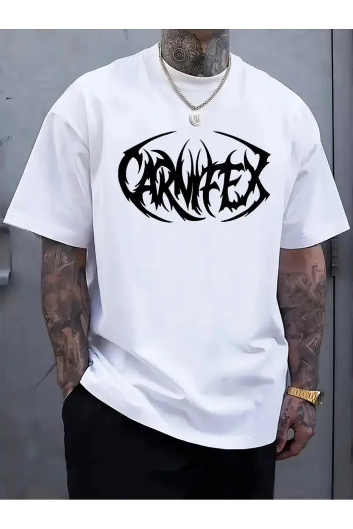 Premium Oversize Kesim Kısa Kollu Baskılı T-shirt