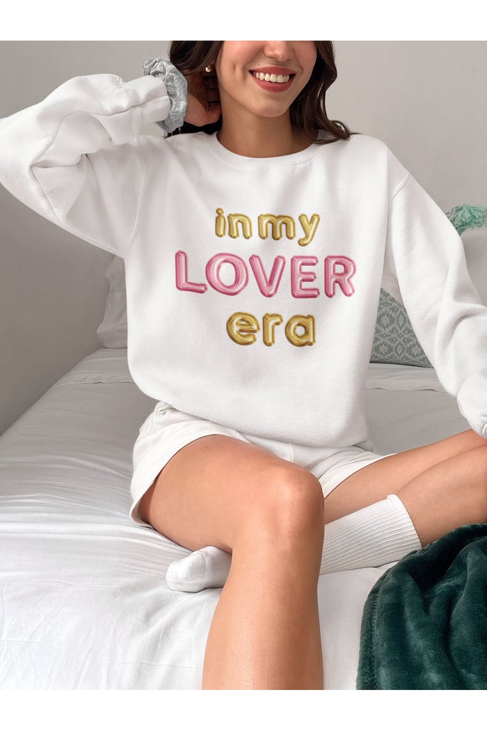 Premium Oversize Kesim Uzun Kollu Baskılı Sweatshirt
