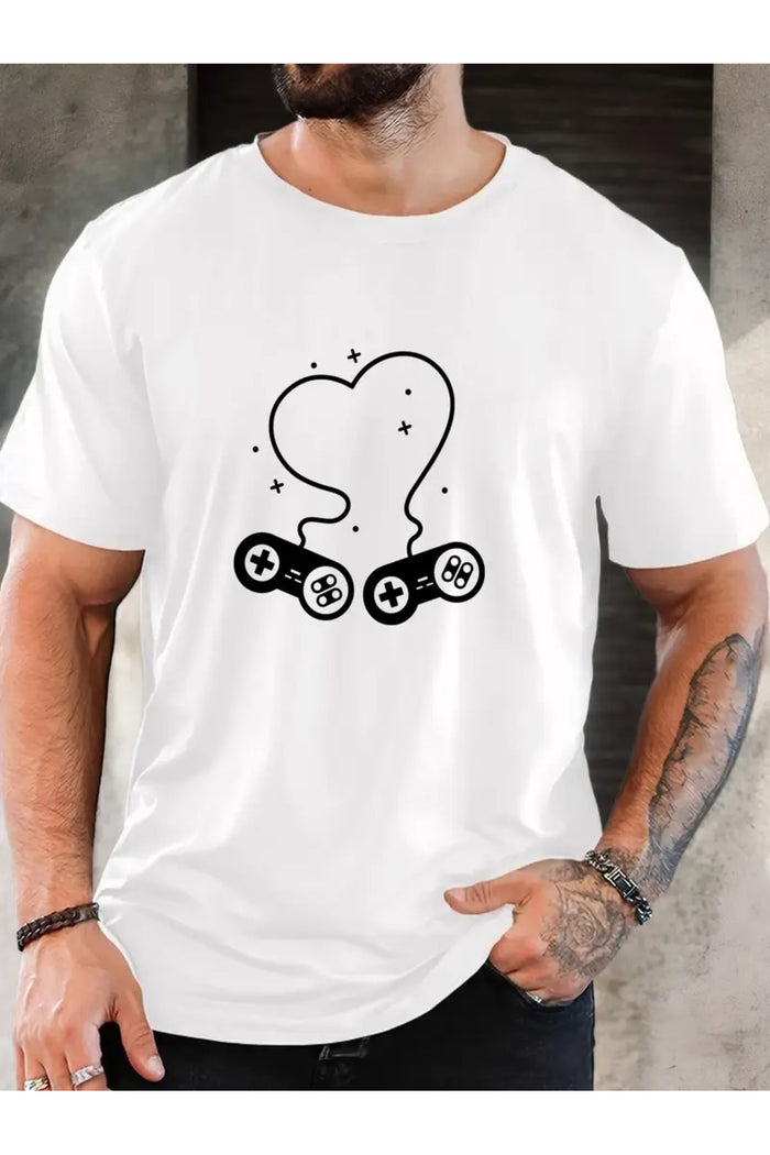 Premium Oversize Kesim Kısa Kollu Baskılı T-shirt