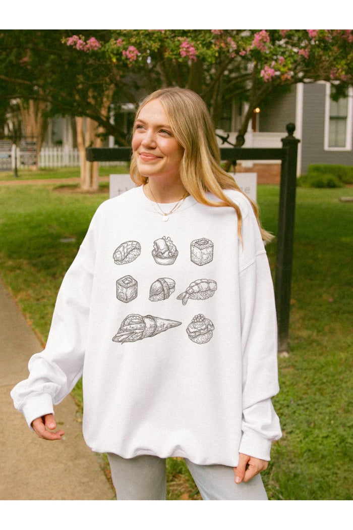 Premium Oversize Kesim Uzun Kollu Baskılı Sweatshirt
