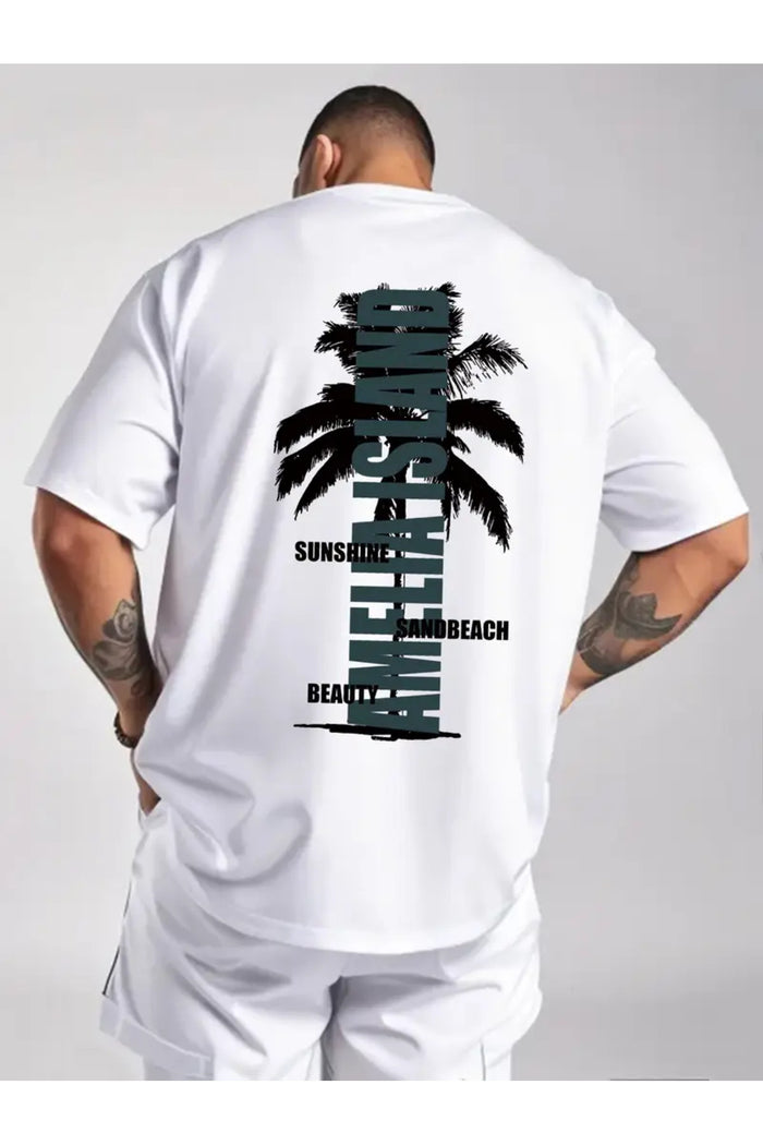 Premium Oversize Kesim Kısa Kollu Baskılı T-shirt