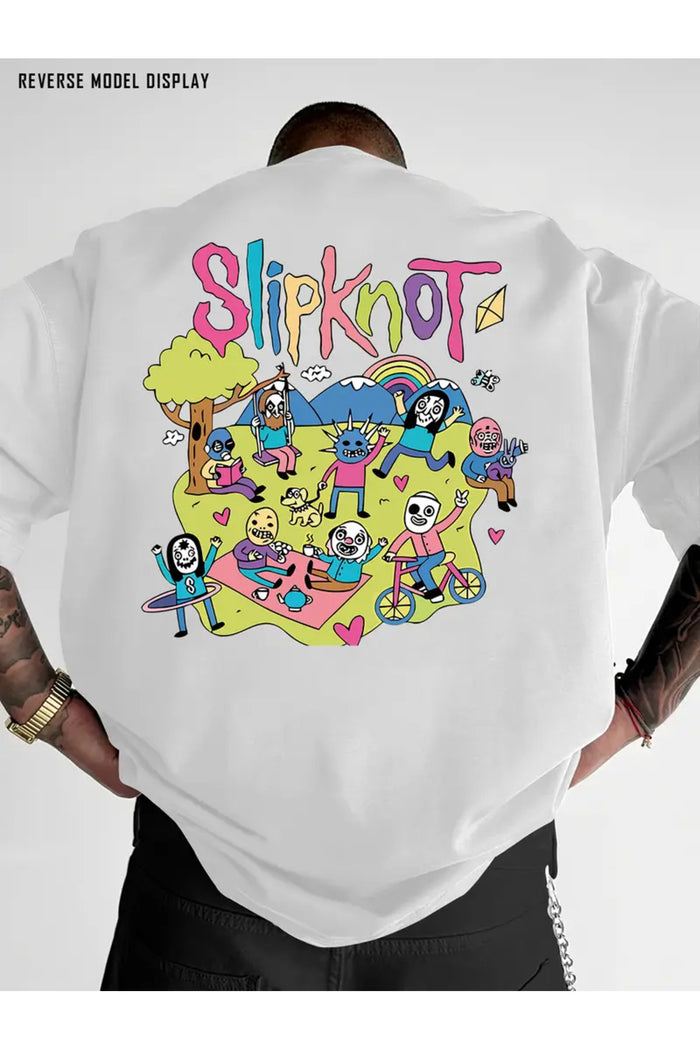 Premium Oversize Kesim Kısa Kollu Baskılı T-shirt