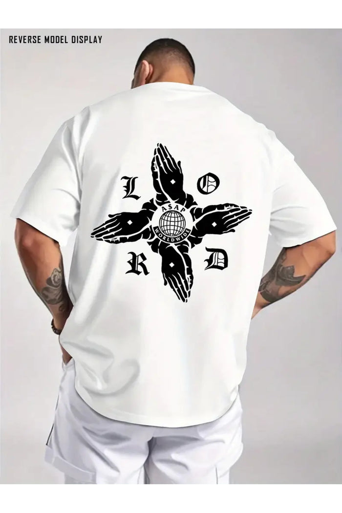 Premium Oversize Kesim Kısa Kollu Baskılı T-shirt