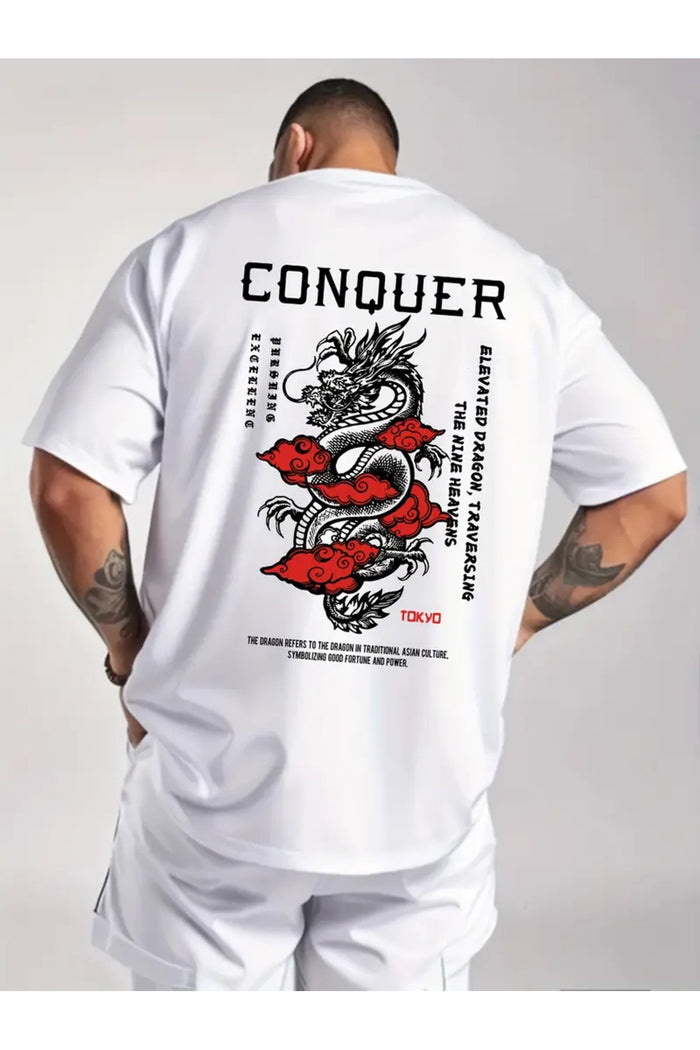 Premium Oversize Kesim Kısa Kollu Baskılı T-shirt