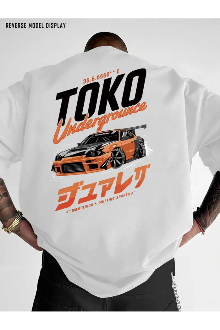 Premium Oversize Kesim Kısa Kollu Baskılı T-shirt