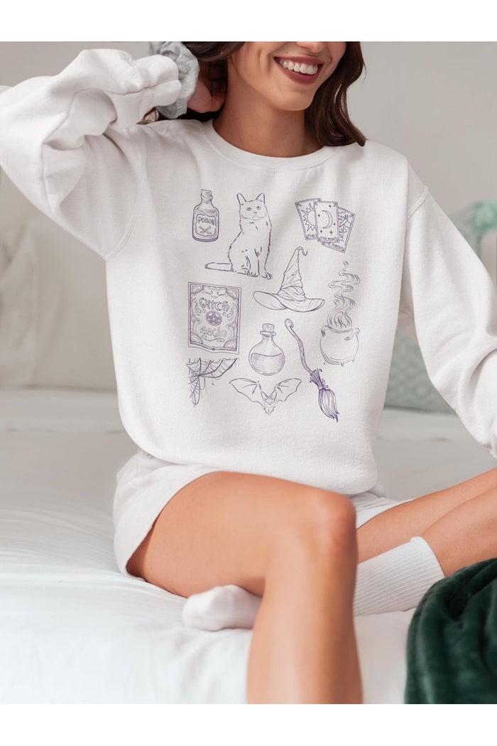 Premium Oversize Kesim Uzun Kollu Baskılı Sweatshirt