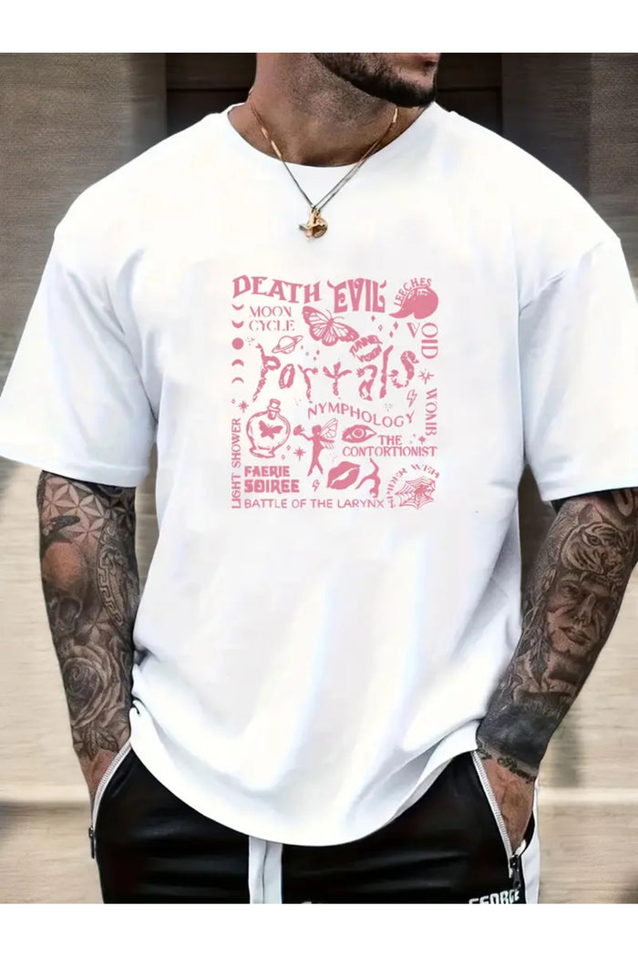 Premium Oversize Kesim Kısa Kollu Baskılı T-shirt