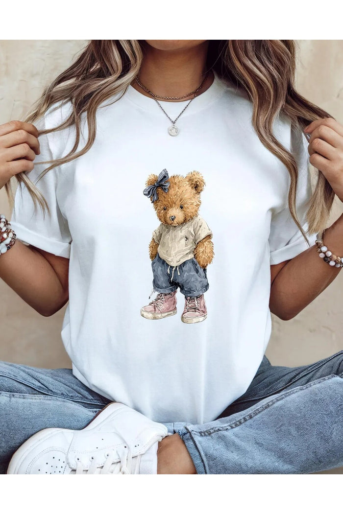 Premium Oversize Kesim Kısa Kollu Baskılı T-shirt