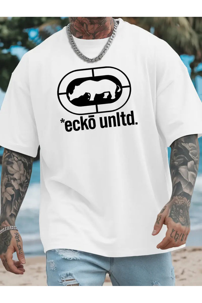 Premium Oversize Kesim Kısa Kollu Baskılı T-shirt
