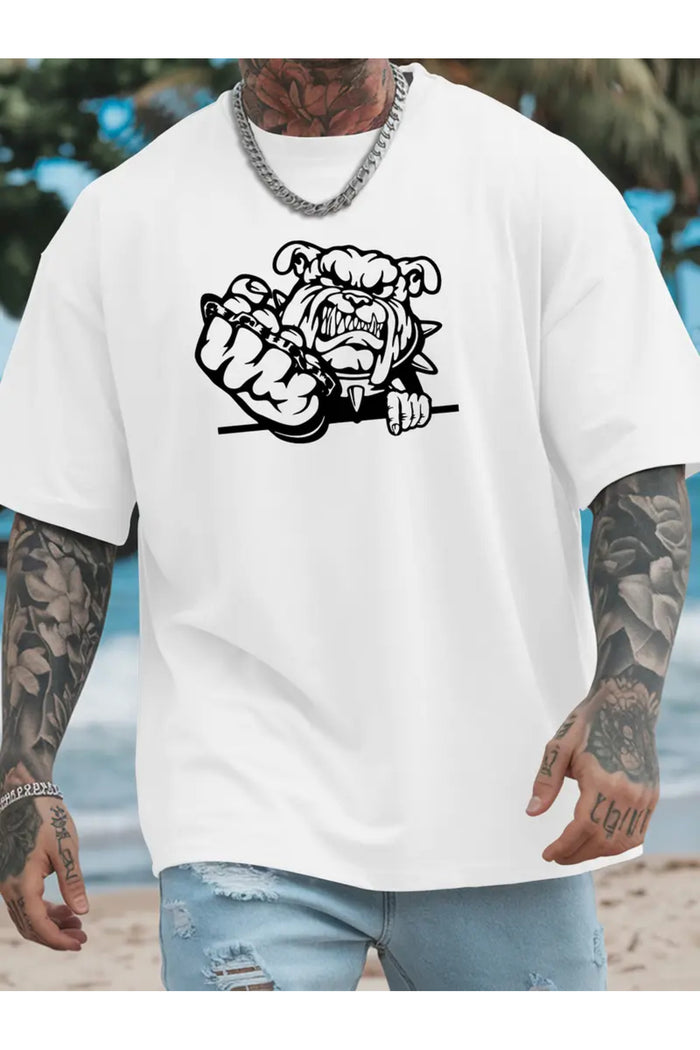 Premium Oversize Kesim Kısa Kollu Baskılı T-shirt