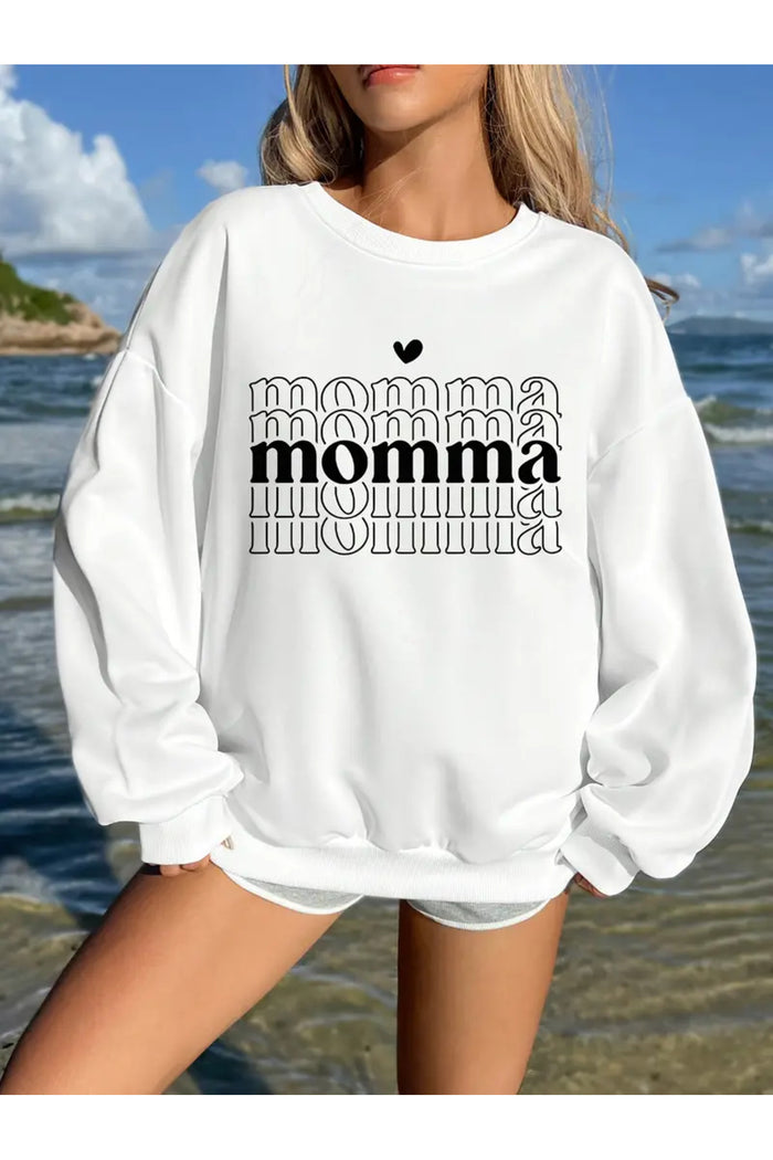 Premium Oversize Kesim Uzun Kollu Baskılı Sweatshirt