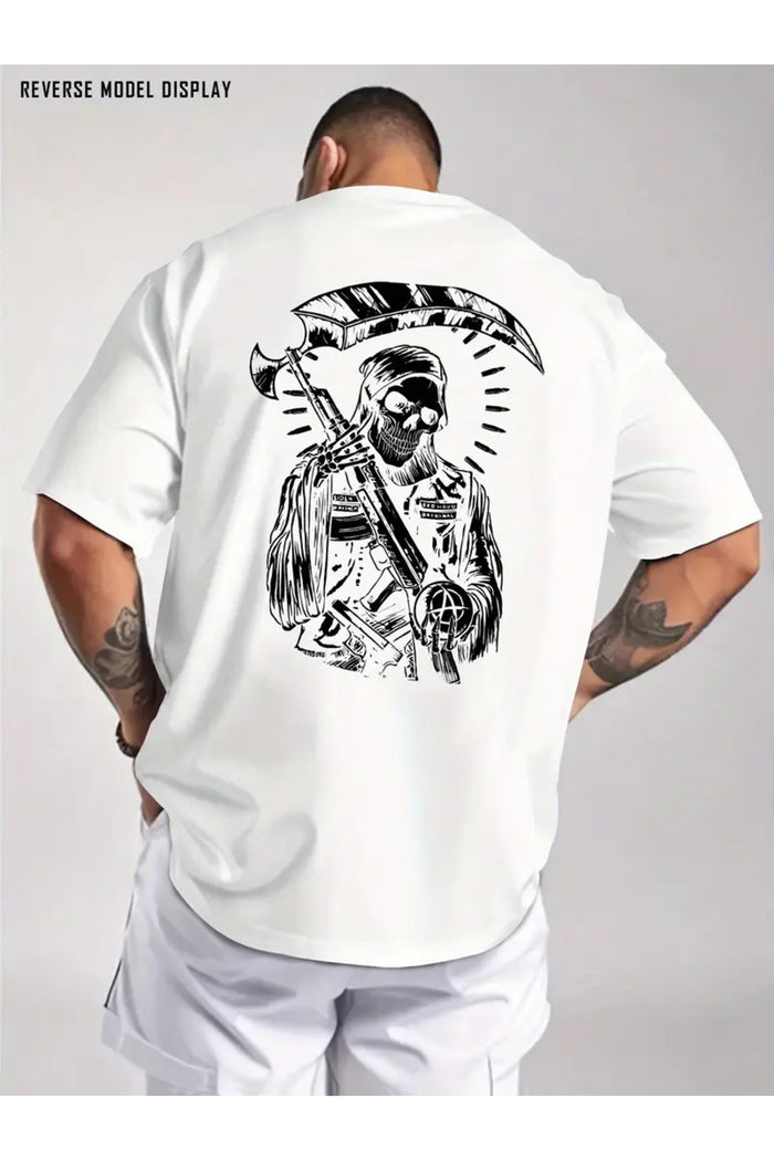 Premium Oversize Kesim Kısa Kollu Baskılı T-shirt