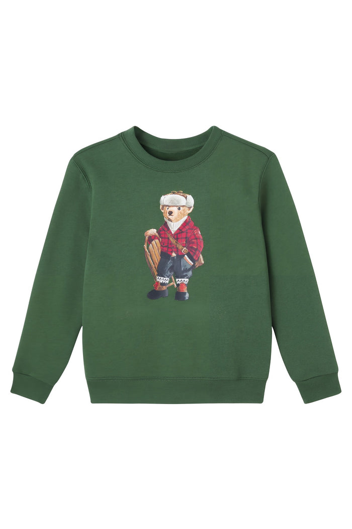 Oversize Kesim Uzun Kollu Organik Pamuk Sweatshirt