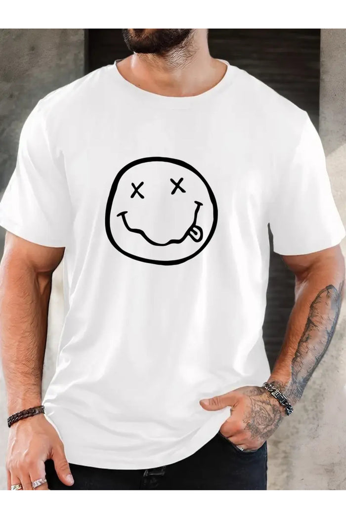Premium Oversize Kesim Kısa Kollu Baskılı T-shirt