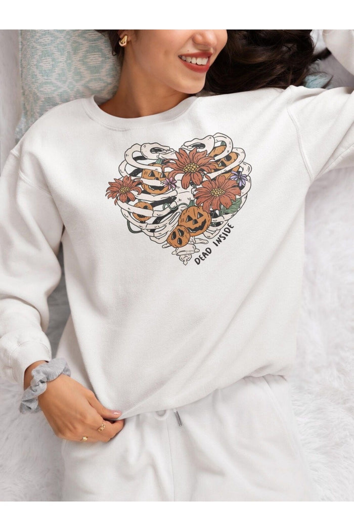 Premium Oversize Kesim Uzun Kollu Baskılı Sweatshirt