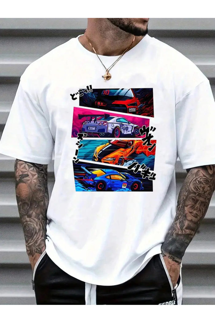 Premium Oversize Kesim Kısa Kollu Baskılı T-shirt