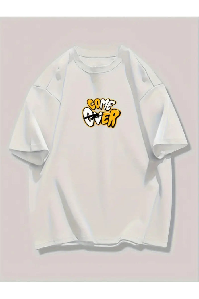 Premium Oversize Kesim Kısa Kollu Baskılı T-shirt