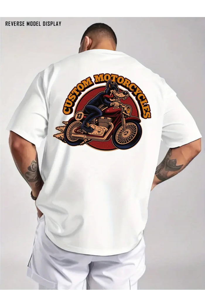Premium Oversize Kesim Kısa Kollu Baskılı T-shirt
