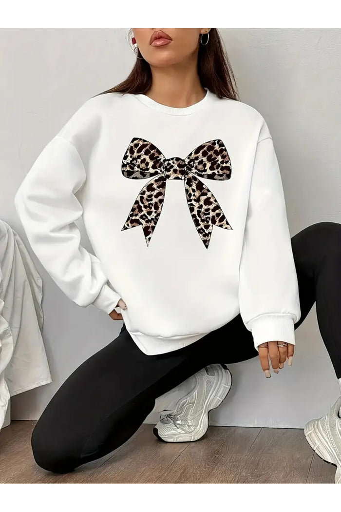 Premium Oversize Kesim Uzun Kollu Baskılı Sweatshirt