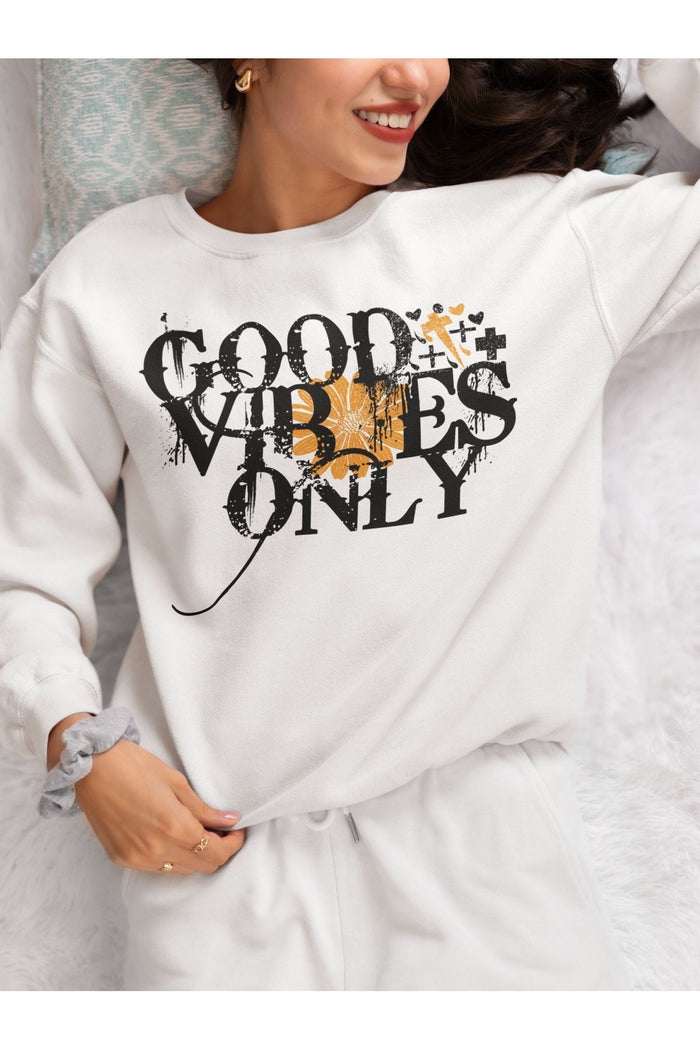 Premium Oversize Kesim Uzun Kollu Baskılı Sweatshirt