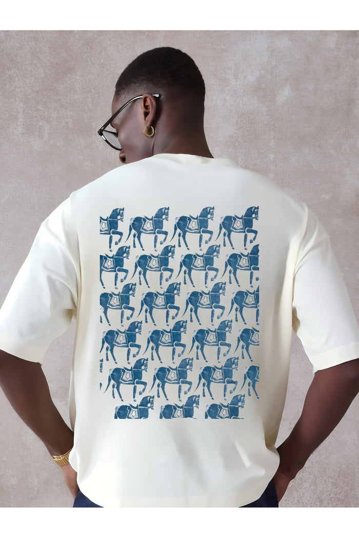 Premium Oversize Kesim Kısa Kollu Baskılı T-shirt