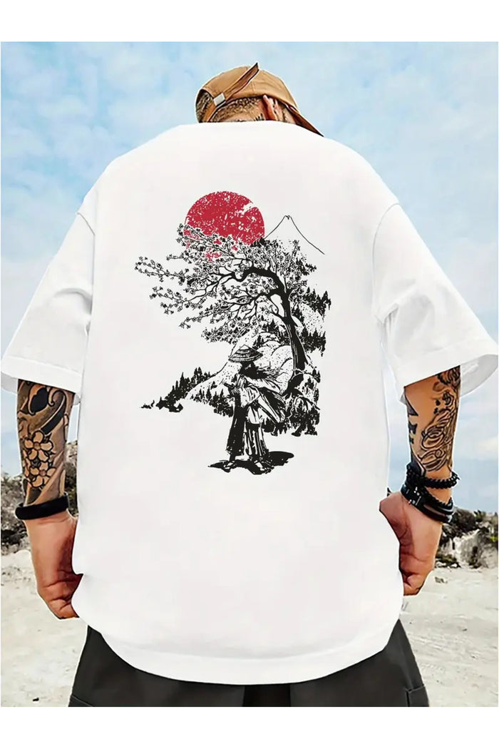 Premium Oversize Kesim Kısa Kollu Baskılı T-shirt