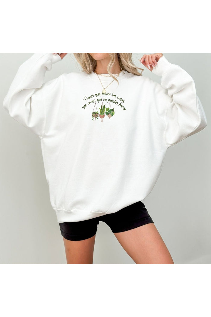 Premium Oversize Kesim Uzun Kollu Baskılı Sweatshirt