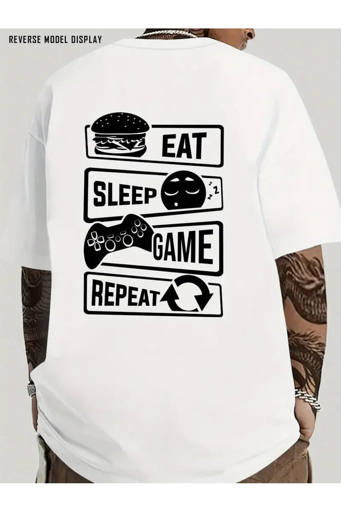 Premium Oversize Kesim Kısa Kollu Baskılı T-shirt
