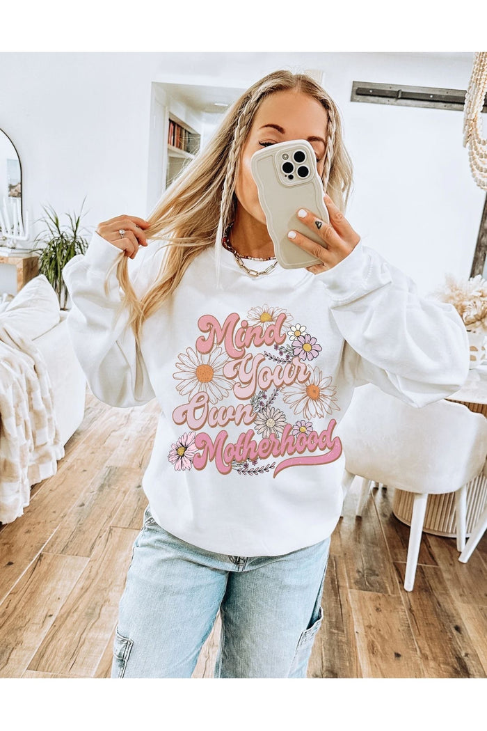 Premium Oversize Kesim Uzun Kollu Baskılı Sweatshirt
