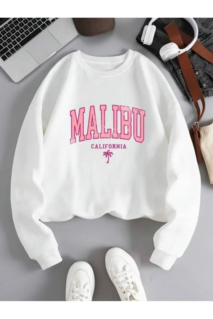Premium Oversize Kesim Uzun Kollu Baskılı Sweatshirt