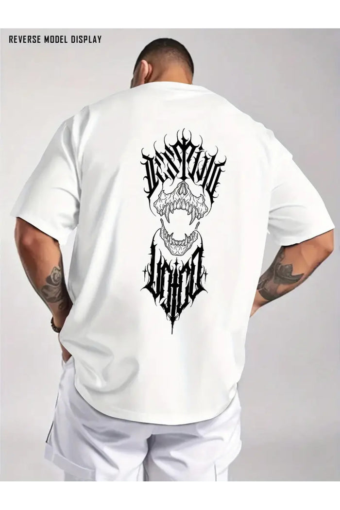Premium Oversize Kesim Kısa Kollu Baskılı T-shirt