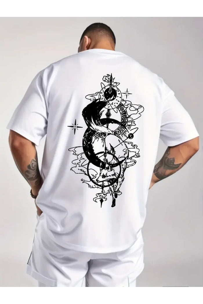 Premium Oversize Kesim Kısa Kollu Baskılı T-shirt