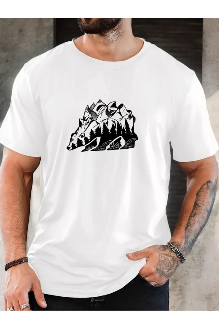 Premium Oversize Kesim Kısa Kollu Baskılı T-shirt