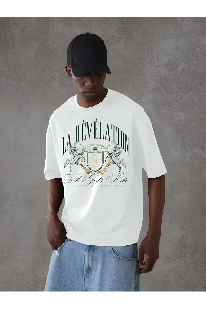 Premium Oversize Kesim Kısa Kollu Baskılı T-shirt