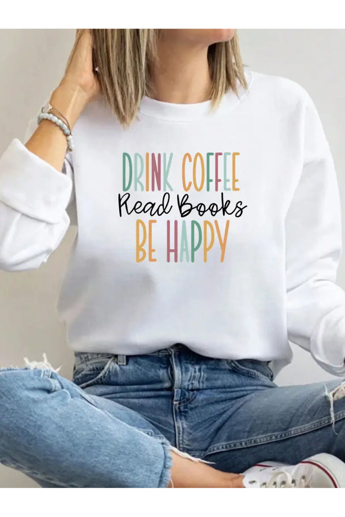 Premium Oversize Kesim Uzun Kollu Baskılı Sweatshirt