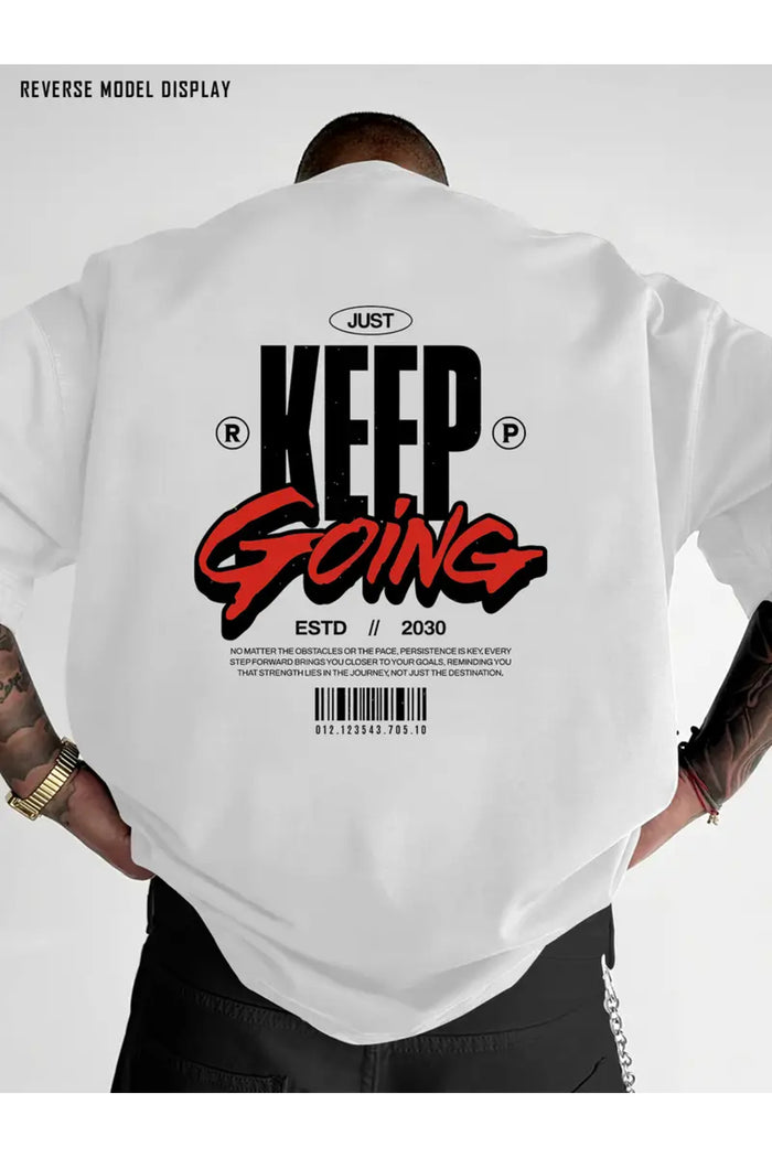 Premium Oversize Kesim Kısa Kollu Baskılı T-shirt