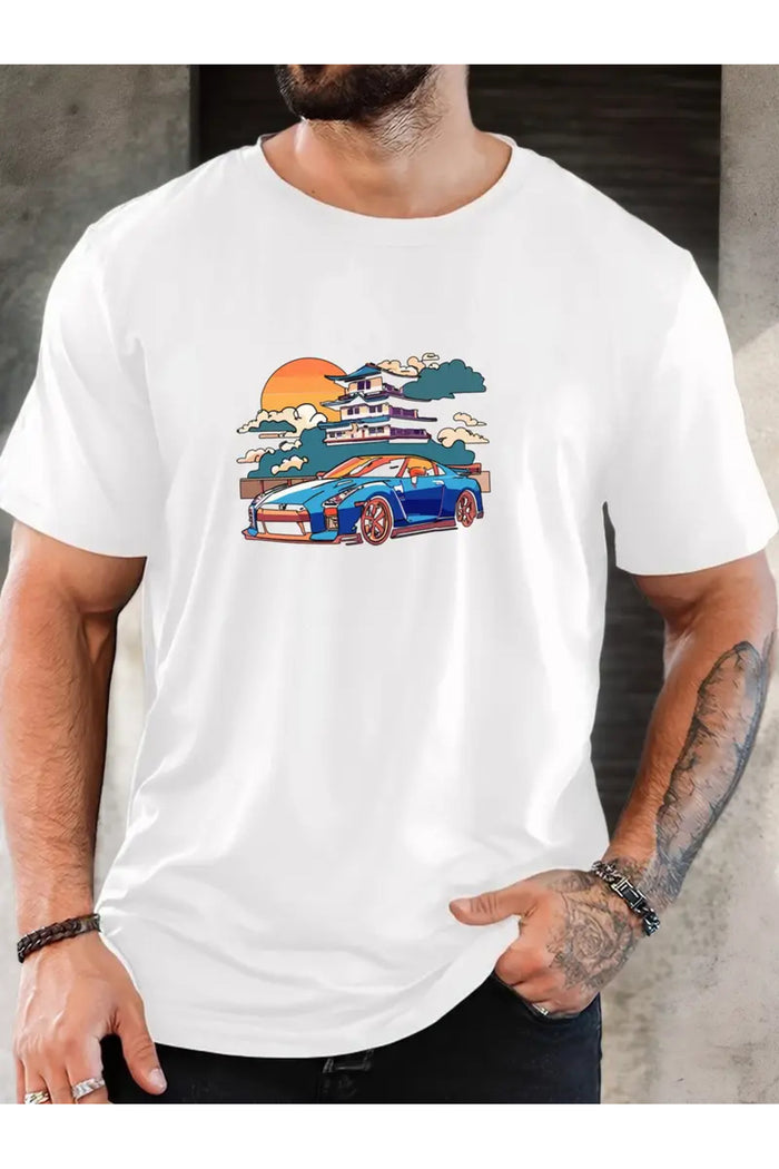 Premium Oversize Kesim Kısa Kollu Baskılı T-shirt
